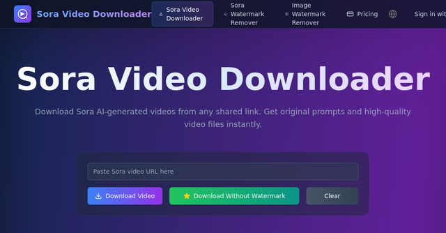 Sora Video Downloader