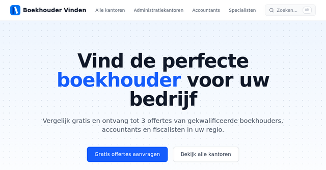 Boekhouder Vinden