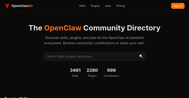 Open Claw Directory