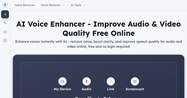 AI Voice Enhancer Free