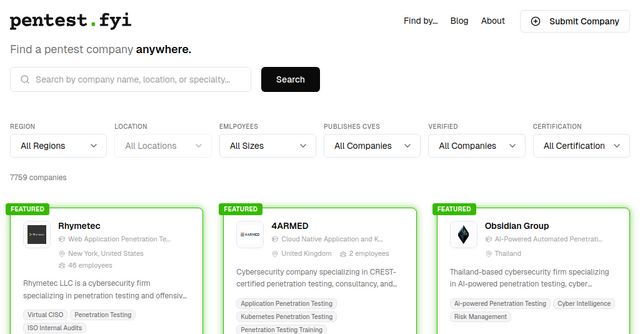 Pentest.fyi