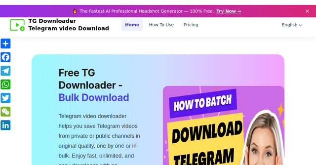 Telegram Video Downloader