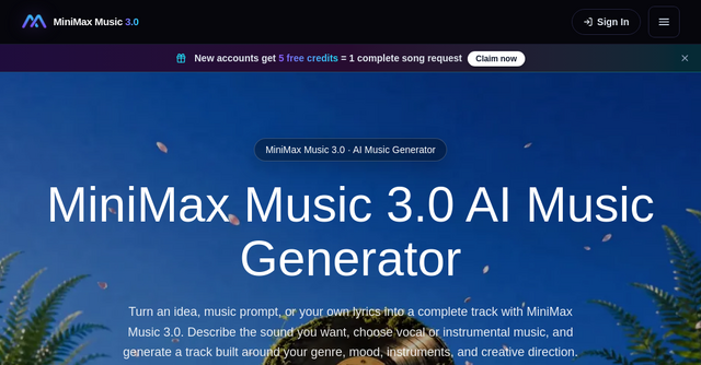 MiniMax Music 3.0