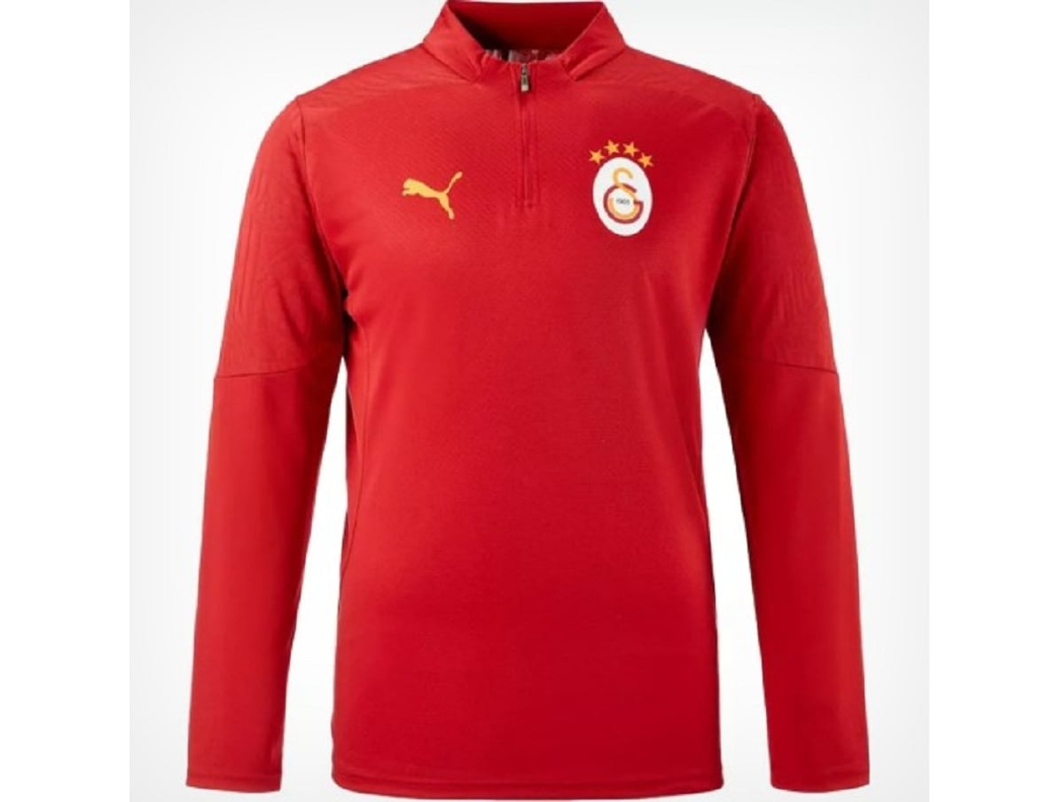 Haut training foot HOMME PUMA GSK TR 14 ZIP TOP — Haut training foot