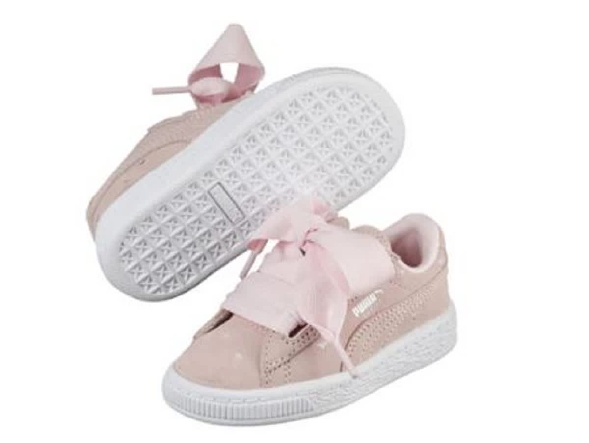 Chaussures sportswear ENFANT PUMA SUEDE HEART VALENTINE PS — Chaussures sportswear