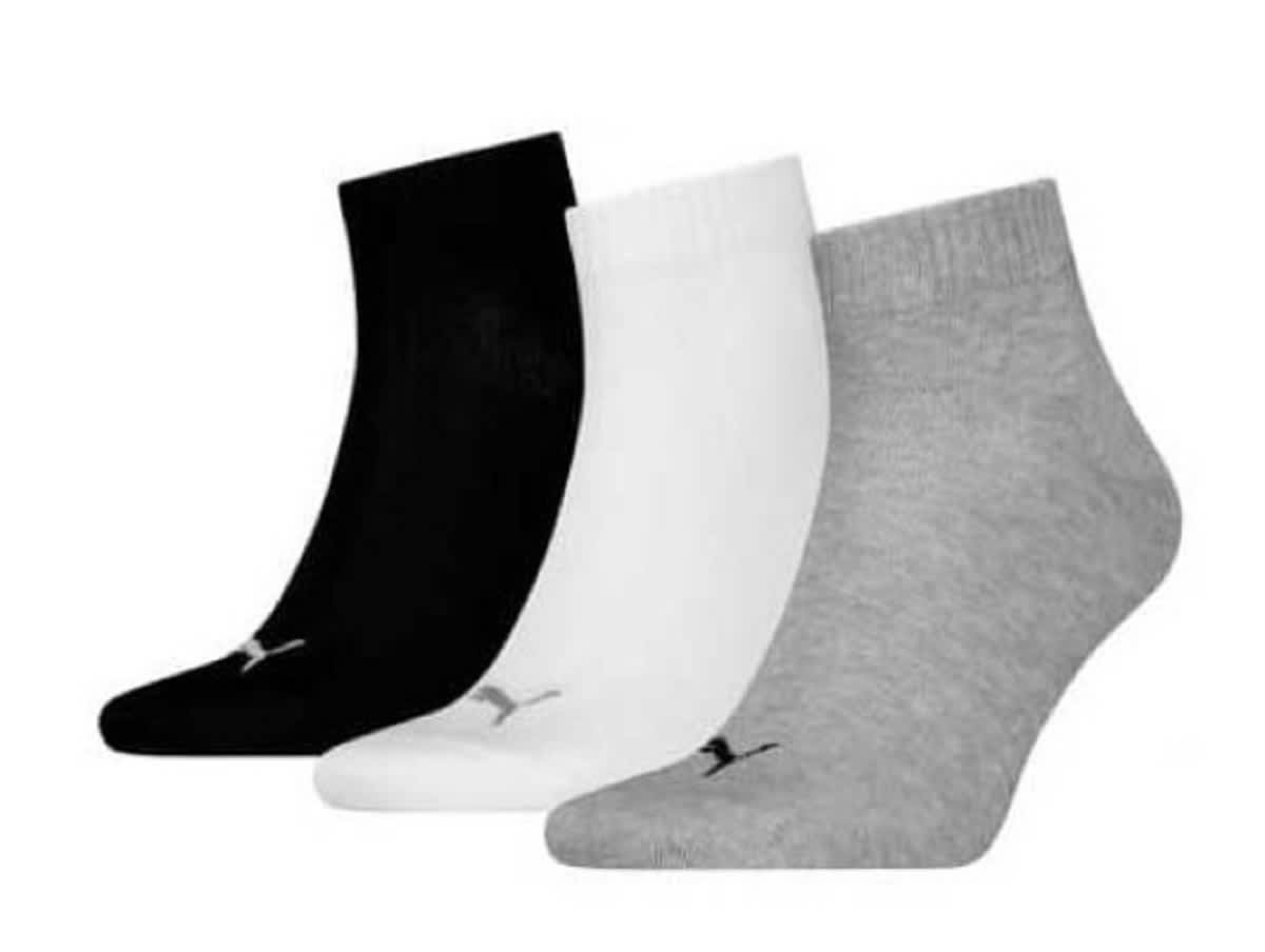 Chaussettes HOMME PUMA PUMA UNISEX QUARTER PLAIN 3P — Chaussettes
