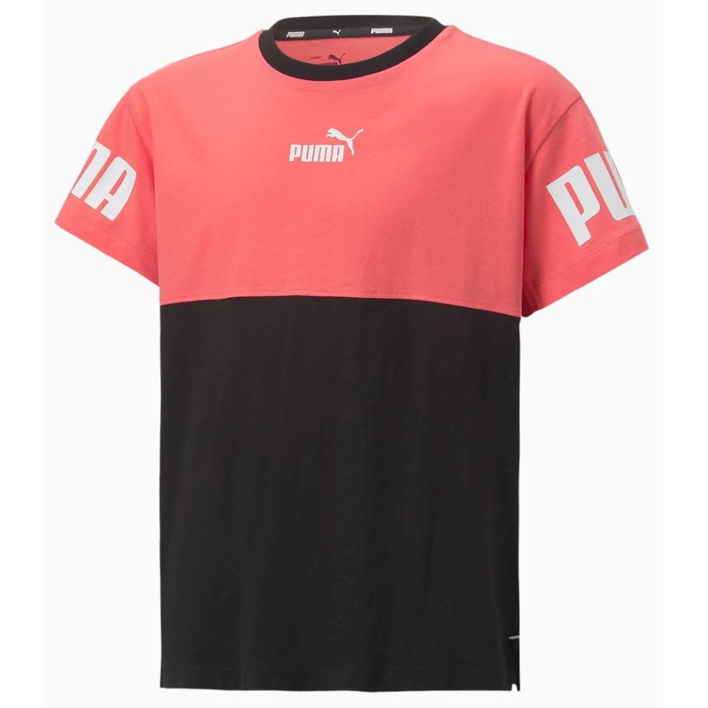 Tee-shirt ENFANT PUMA G POWER COLORBLOCK — Tee-shirt