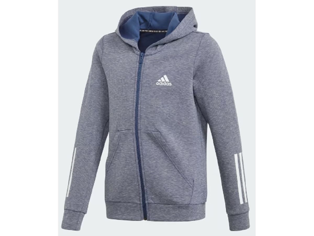 Sweat zippé ENFANT ADIDAS JG A MHE HD — Sweat zippé