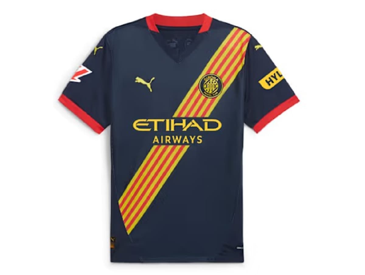 Maillot de foot HOMME PUMA GFC AWAY JERSEY REPL CLUB NAVY PELE YELL — Maillot de foot