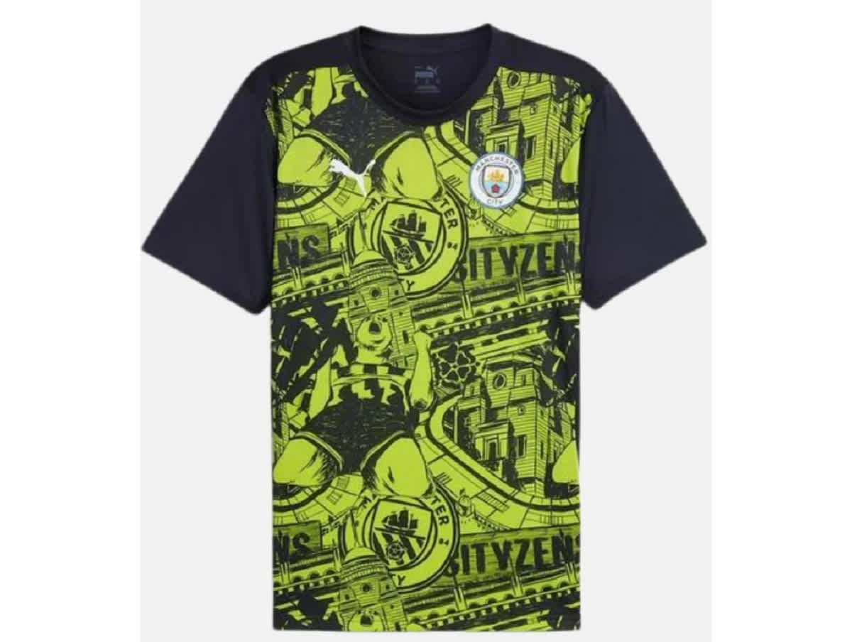 Maillot de foot HOMME PUMA MCFC PREMATCH SS JER — Maillot de foot