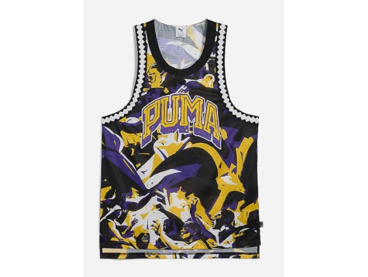 Debardeur HOMME PUMA RIVAL RAGE AOP MESH TANK — Debardeur