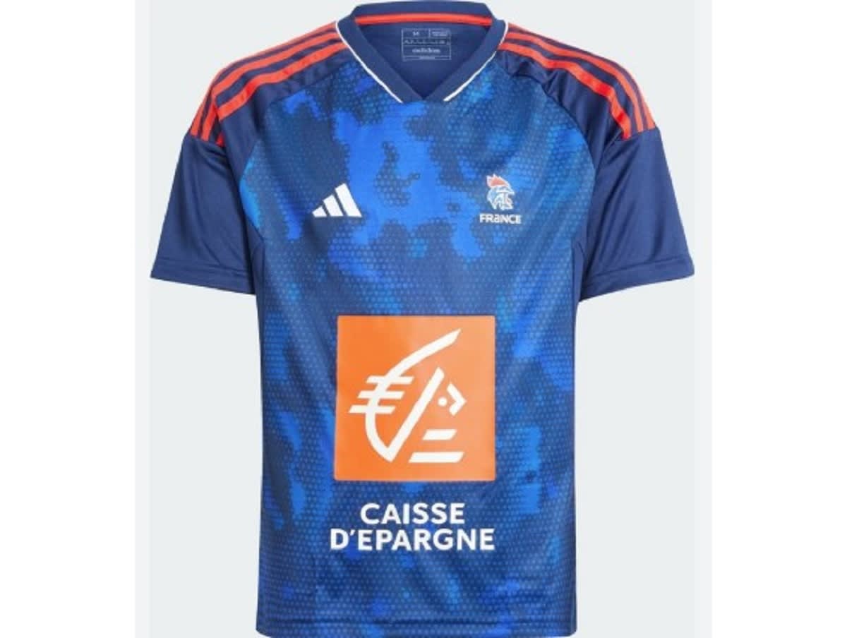 Maillot handball ENFANT ADIDAS FFHB JSY REP — Maillot handball