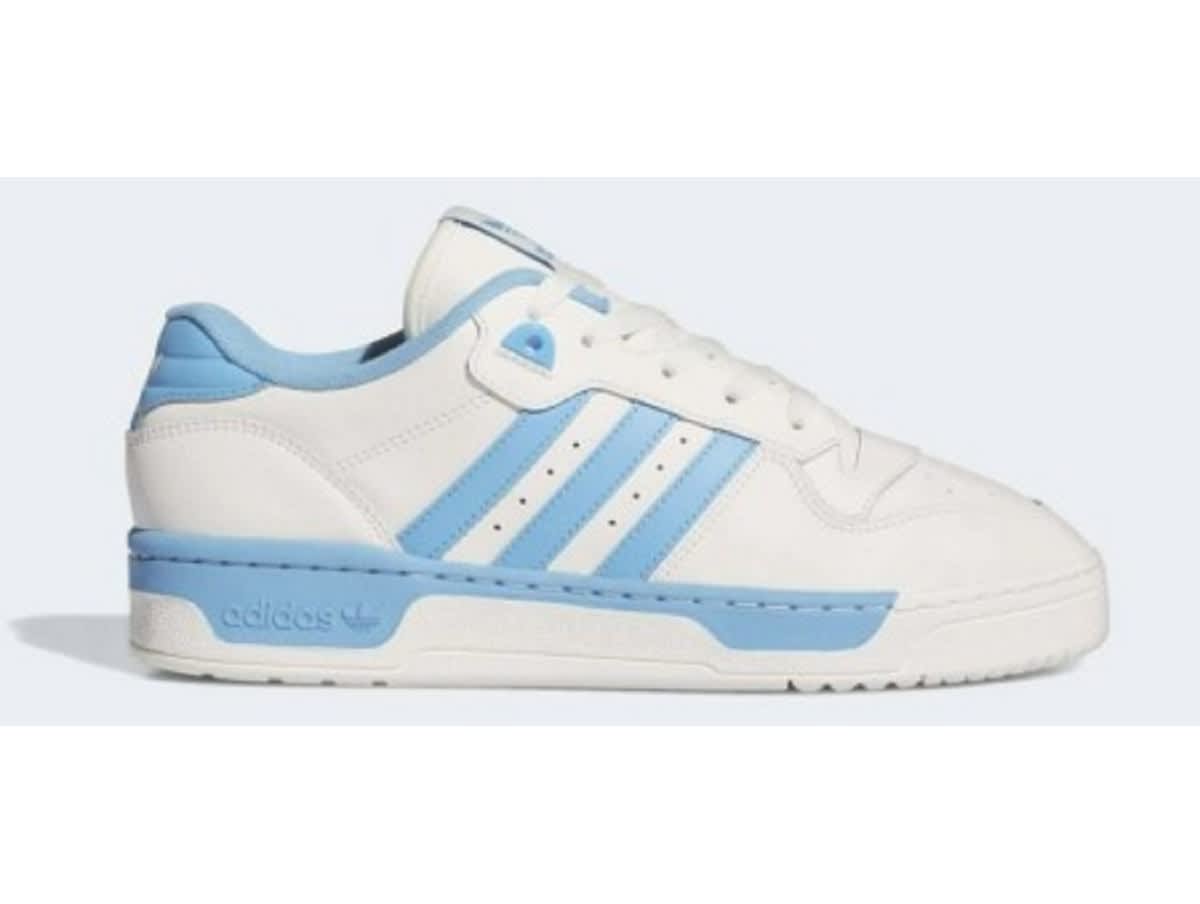 Chaussures sportswear FEMME ADIDAS RIVALRY LOW W FTWWHT FTWWHT GLOBLU — Chaussures sportswear