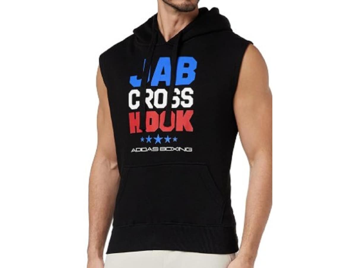 SWEAT CAPUCHE HOMME ADIDAS BOXING JCH SLEEV HOODY — SWEAT CAPUCHE