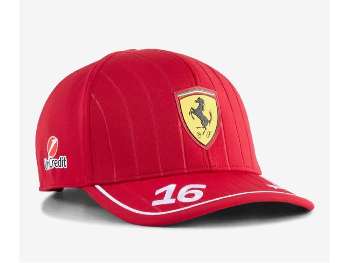 Casquette ACCESSOIRES PUMA FERRARI REPLICA LECLERC LC CAP JR. — Casquette