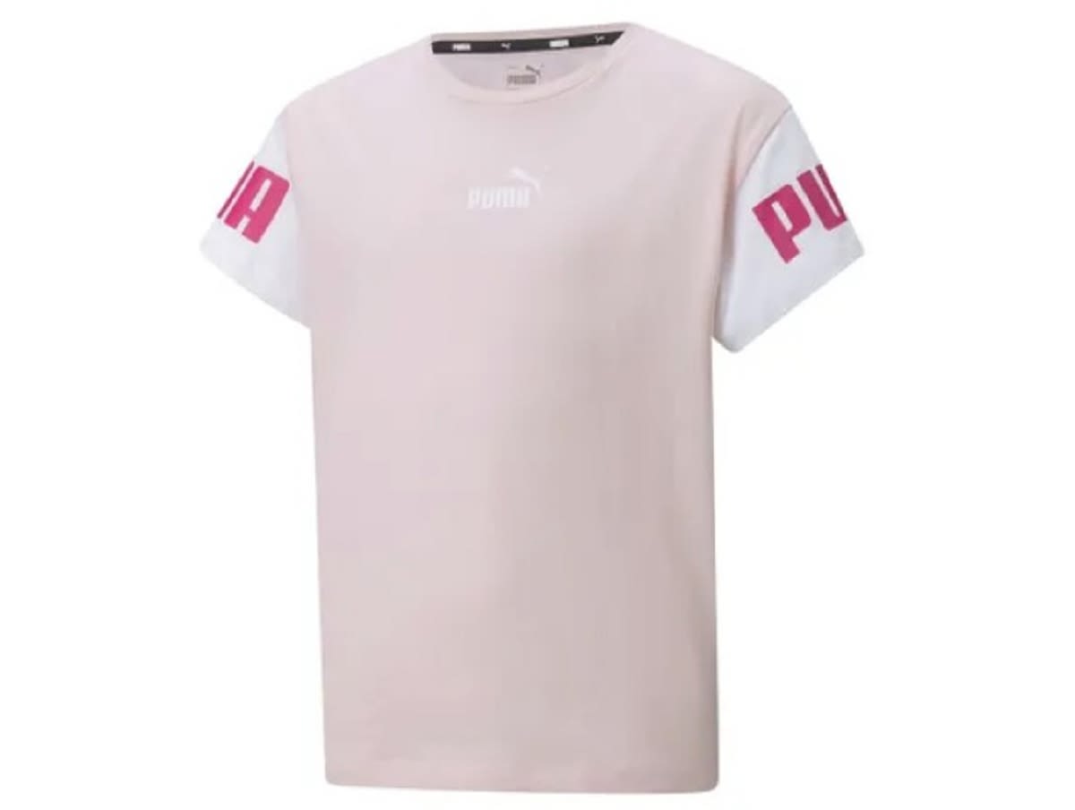Tee-shirt ENFANT PUMA POWER COLORBLOCK — Tee-shirt