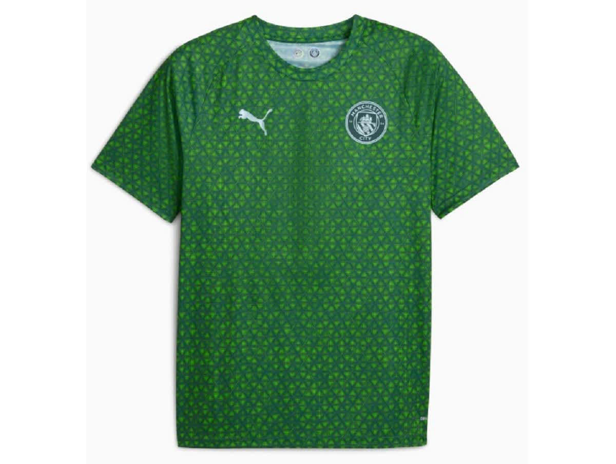 Maillot de foot HOMME PUMA MCFC WARM UP JERSEY — Maillot de foot