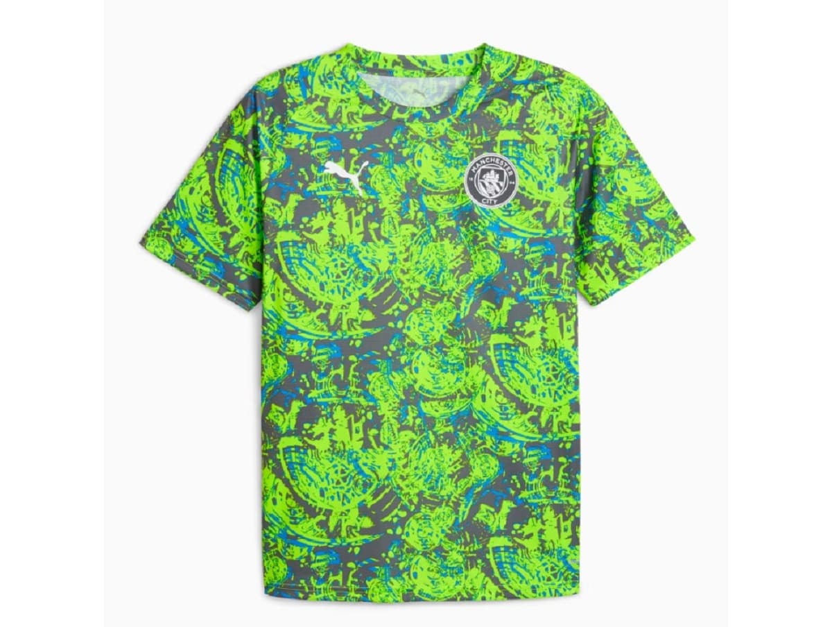 Maillot de foot HOMME PUMA MCFC WARM UP JERSEY — Maillot de foot