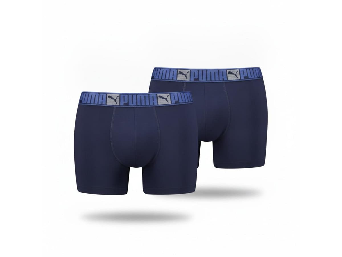 Boxer HOMME PUMA LOGO BLOCK ELASTIC — Boxer