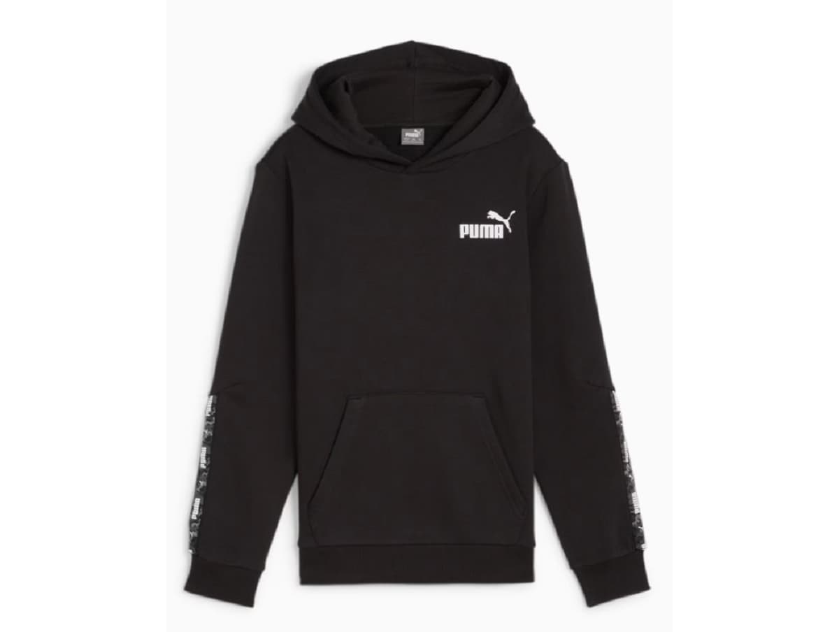 SWEAT CAPUCHE ENFANT PUMA ESS TAPE CAMO — SWEAT CAPUCHE