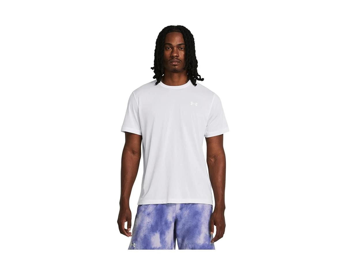 Tee-shirt HOMME UNDER ARMOUR LAUNCH SHORTSLEEVE — Tee-shirt