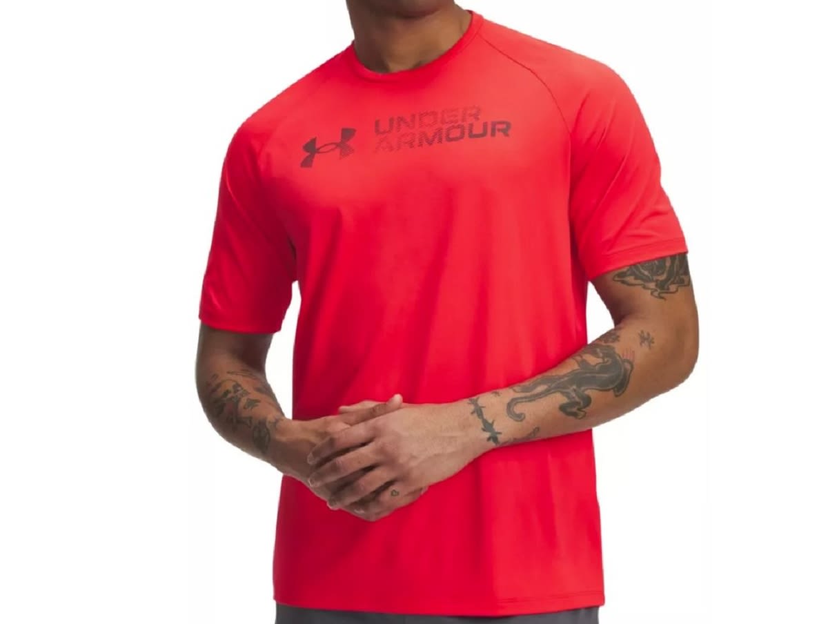 Tee-shirt HOMME UNDER ARMOUR TECH REFLECTIVE SS — Tee-shirt