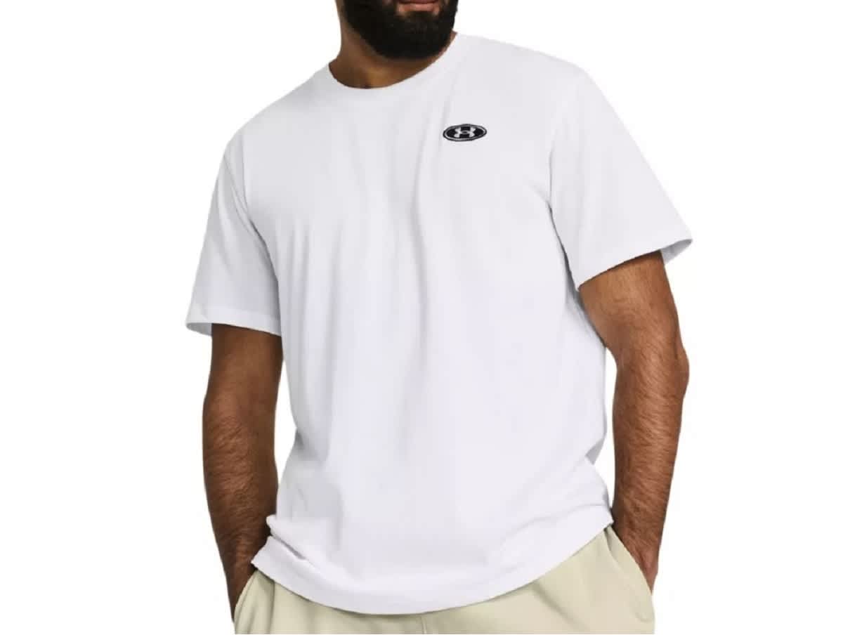 Tee-shirt HOMME UNDER ARMOUR HW LC PATCH SS — Tee-shirt