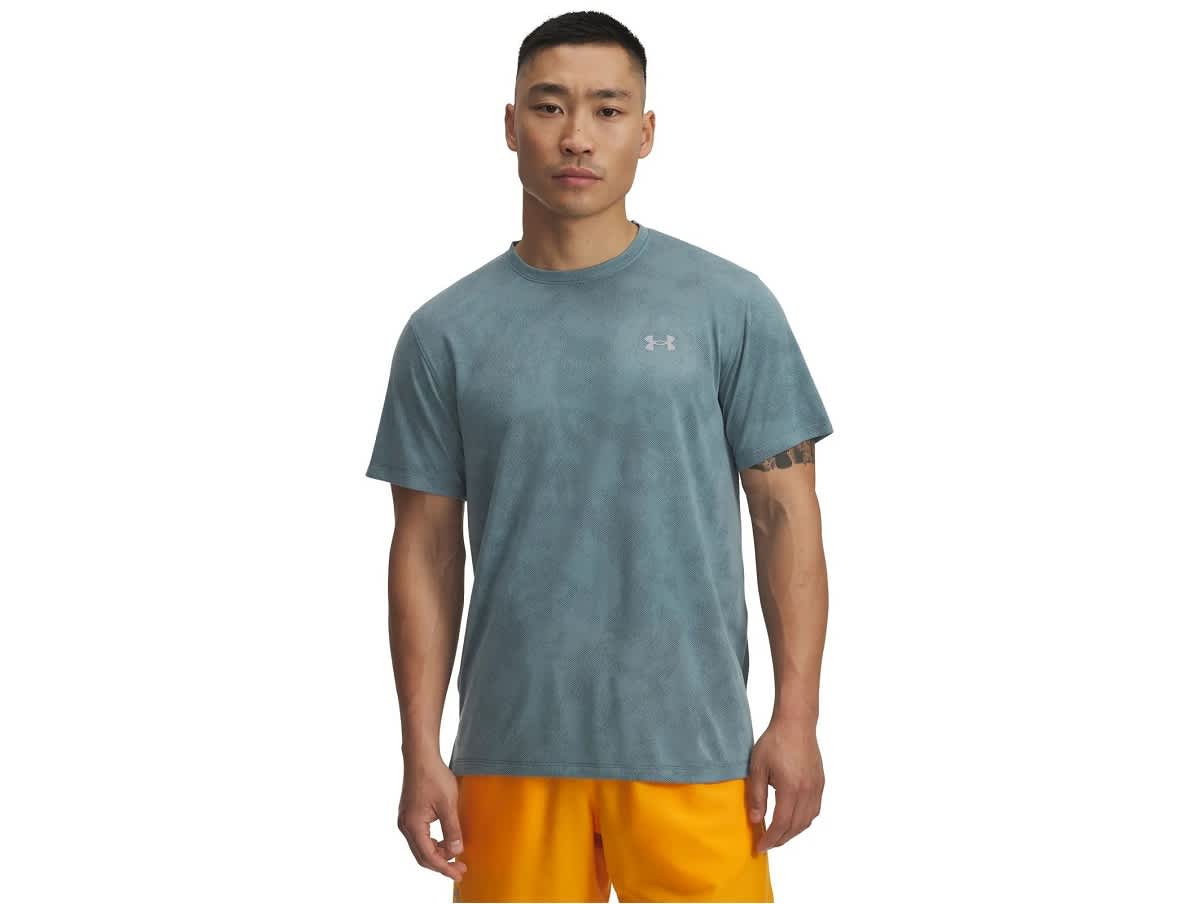Tee-shirt HOMME UNDER ARMOUR LAUNCH CAMO SS — Tee-shirt