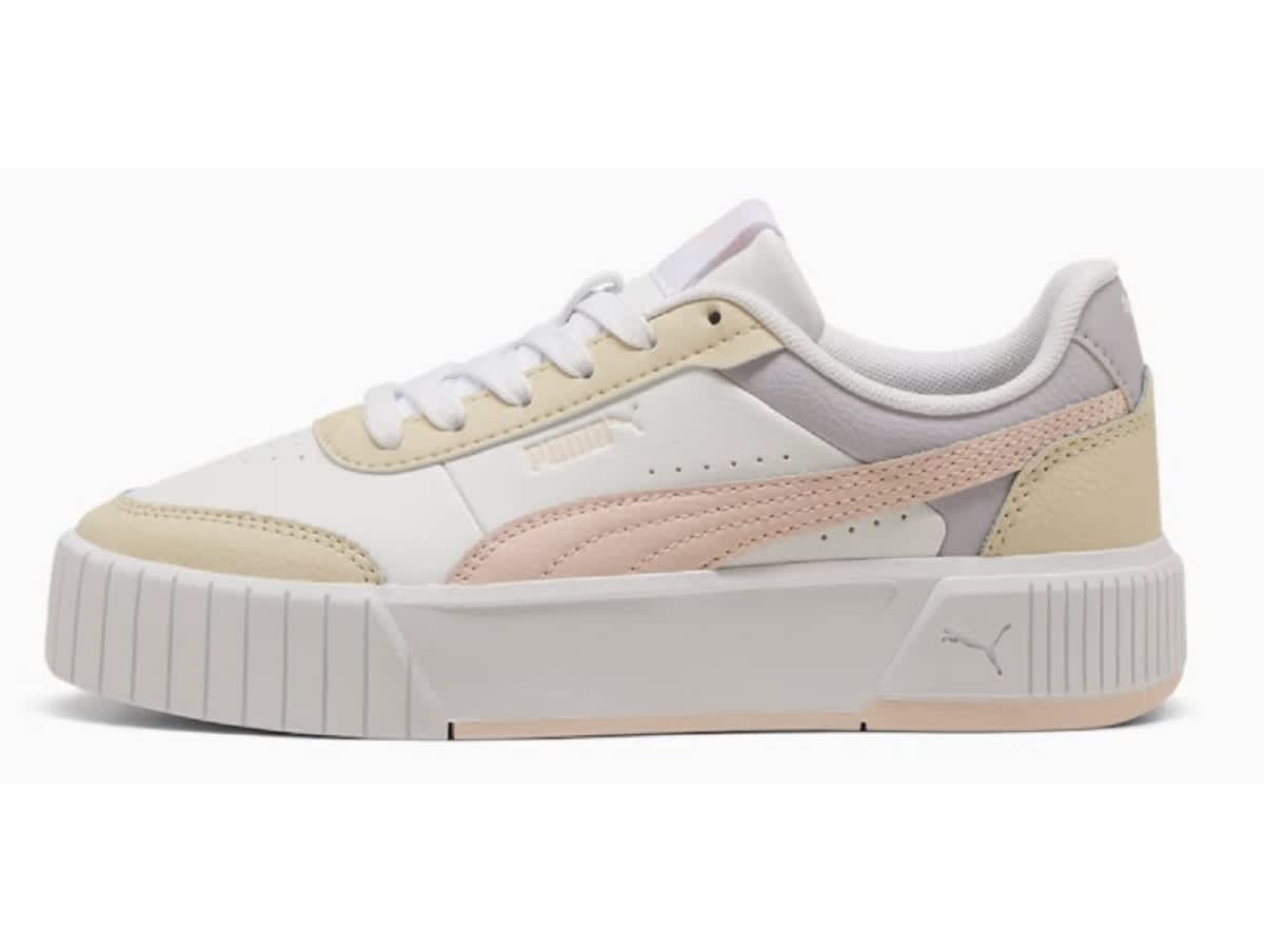 Chaussures sport ENFANT PUMA CARINA MIA JR WHITE JASMI — Chaussures sport