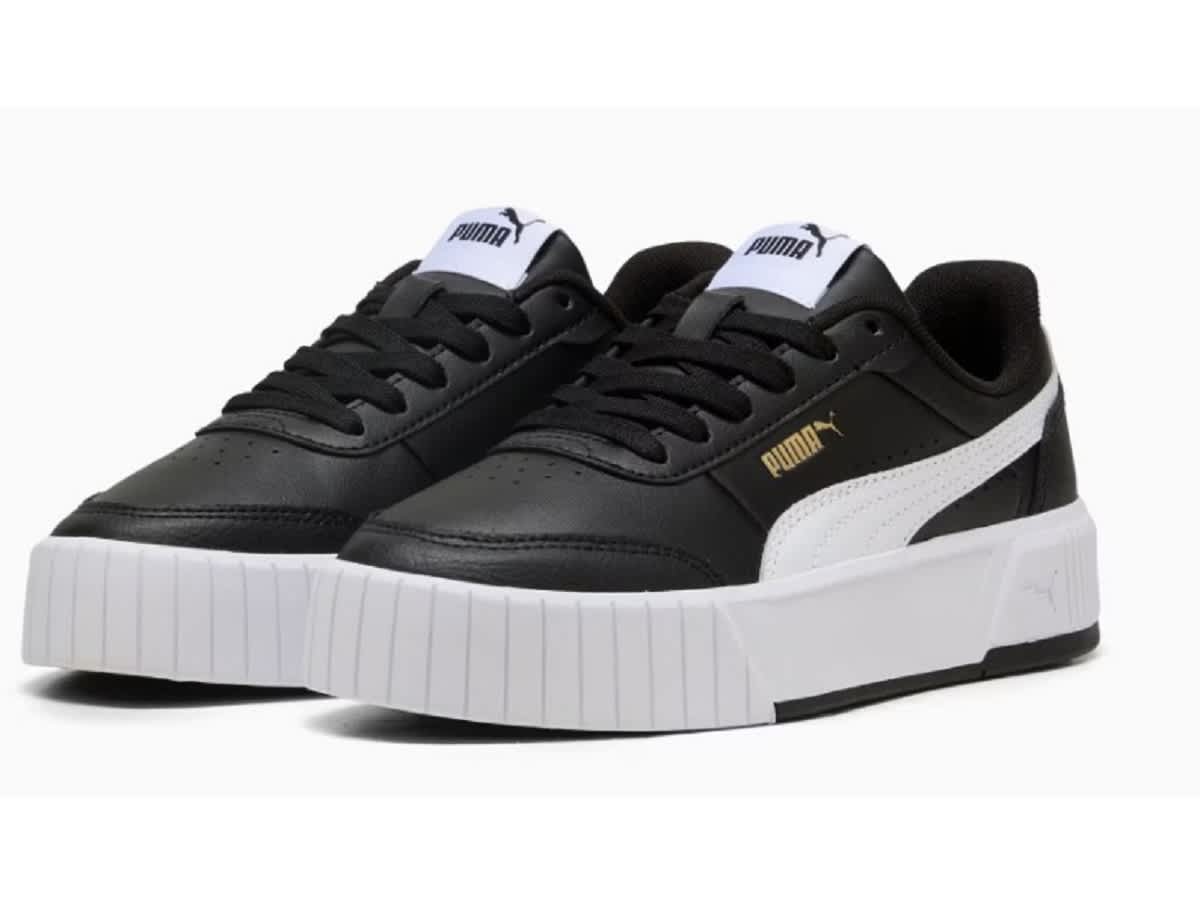 Chaussures sport ENFANT PUMA CARINA MIA JR WHITE JASMI — Chaussures sport