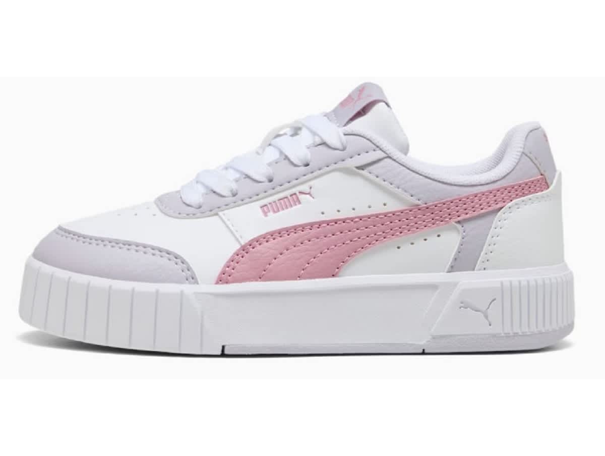 Chaussures sport ENFANT PUMA CARINA MIA PS WHITE POISE — Chaussures sport