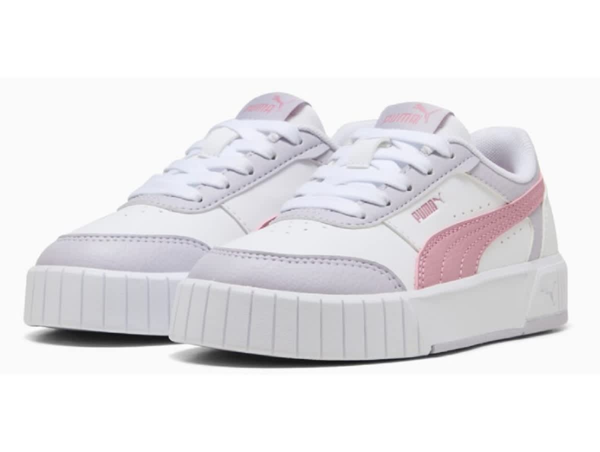 Chaussures sport ENFANT PUMA CARINA MIA PS WHITE POISE — Chaussures sport