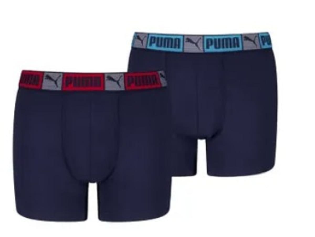 Boxer ENFANT PUMA LOGO BLOCK ELASTIC BO — Boxer