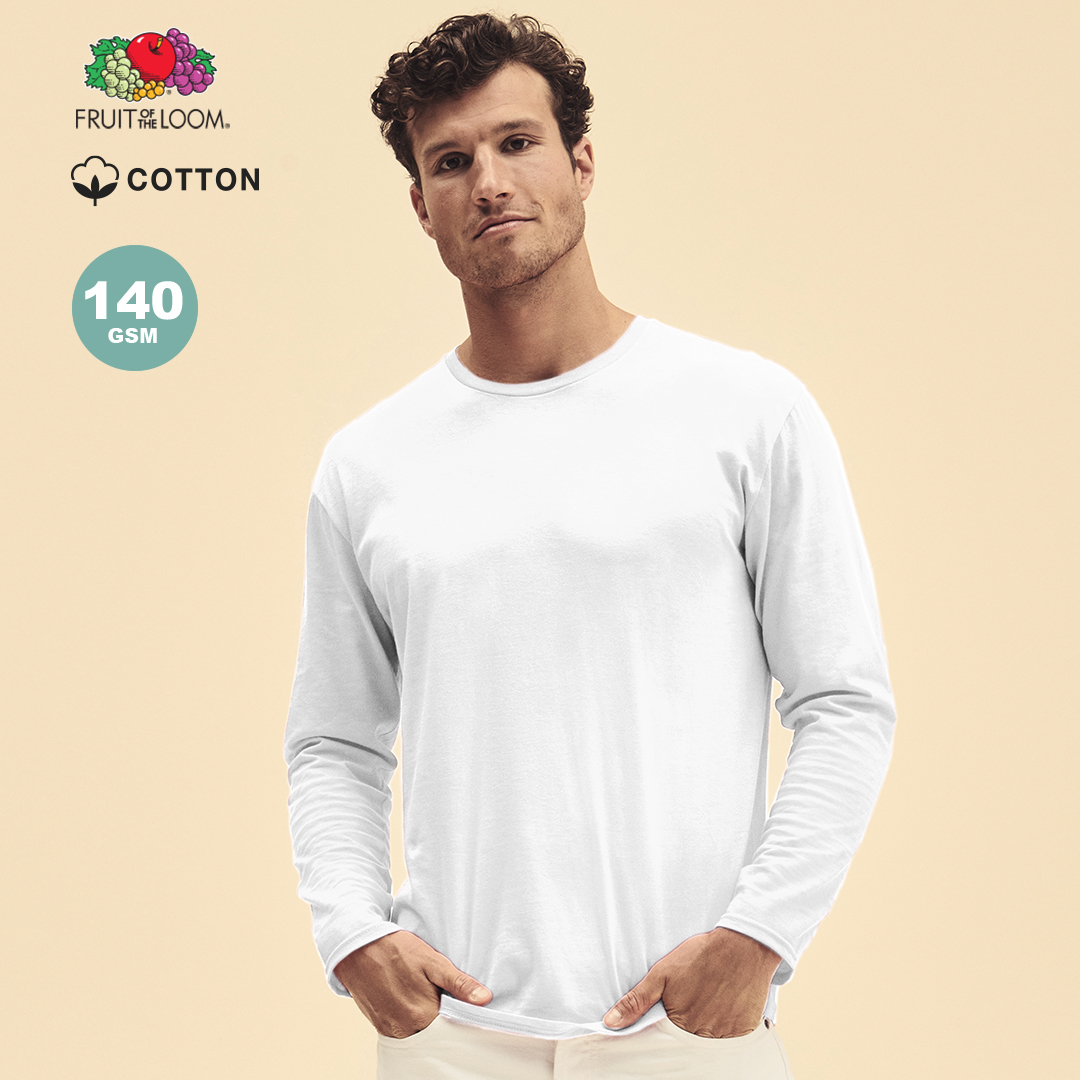 T-Shirt Adulte Blanc Iconic Long Sleeve T