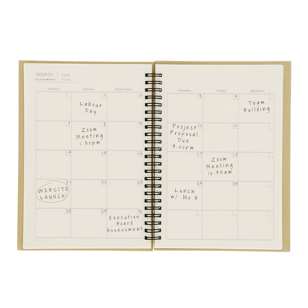 Cahier Planning Mensuel Celik