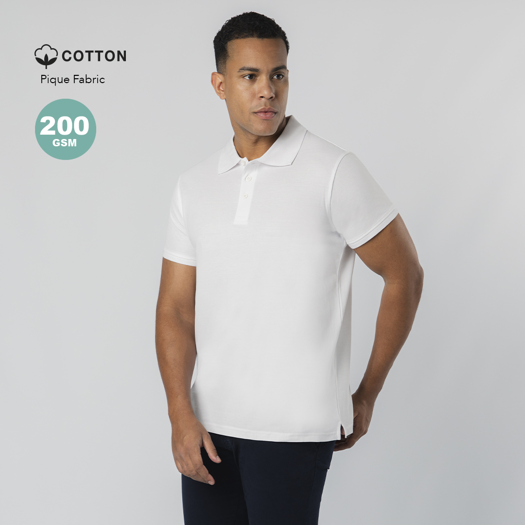 Polo Adulte Blanc Chaplin