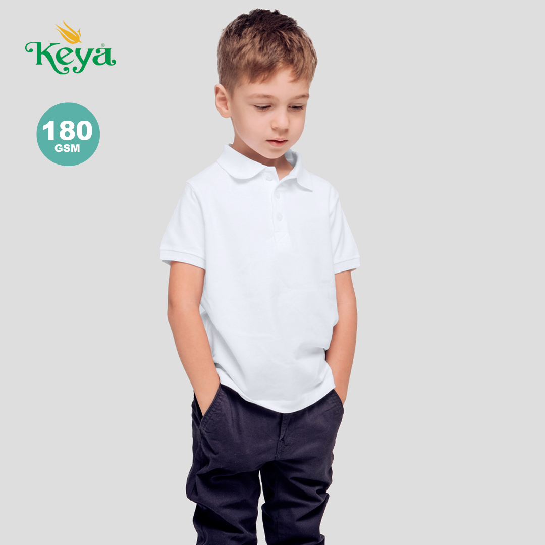 Polo Enfant Blanc "keya" YPS180
