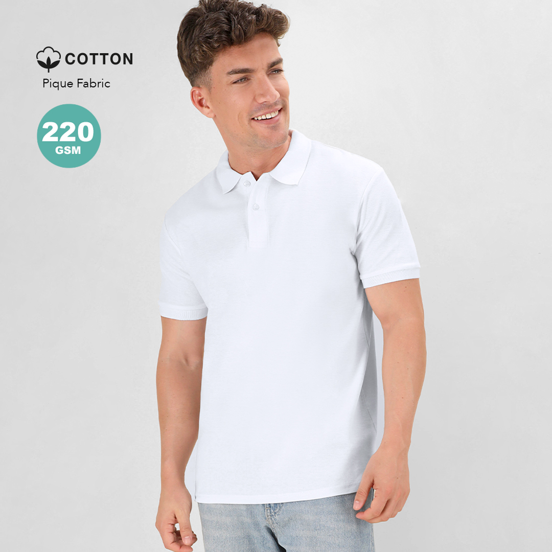 Polo Adulte Blanc Koupan
