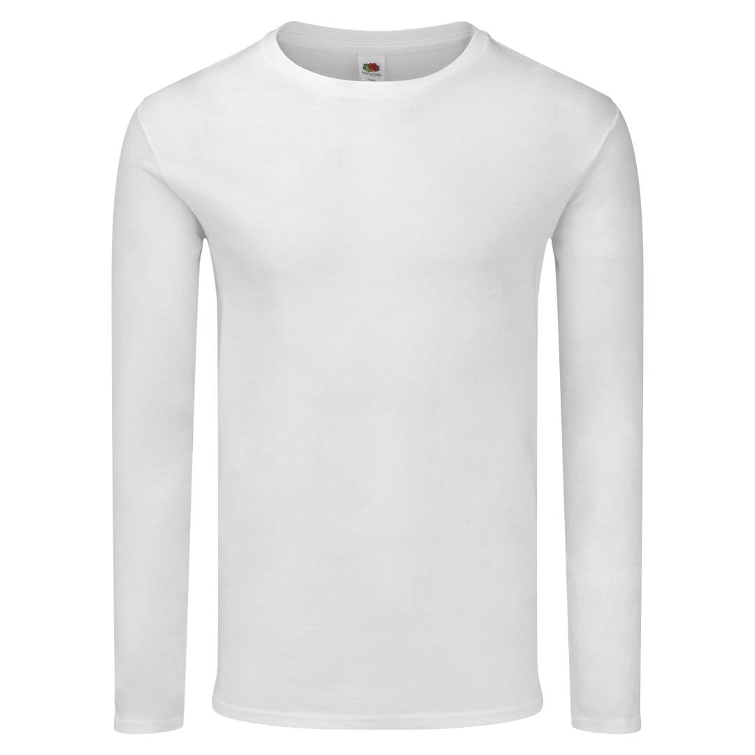 T-Shirt Adulte Blanc Iconic Long Sleeve T