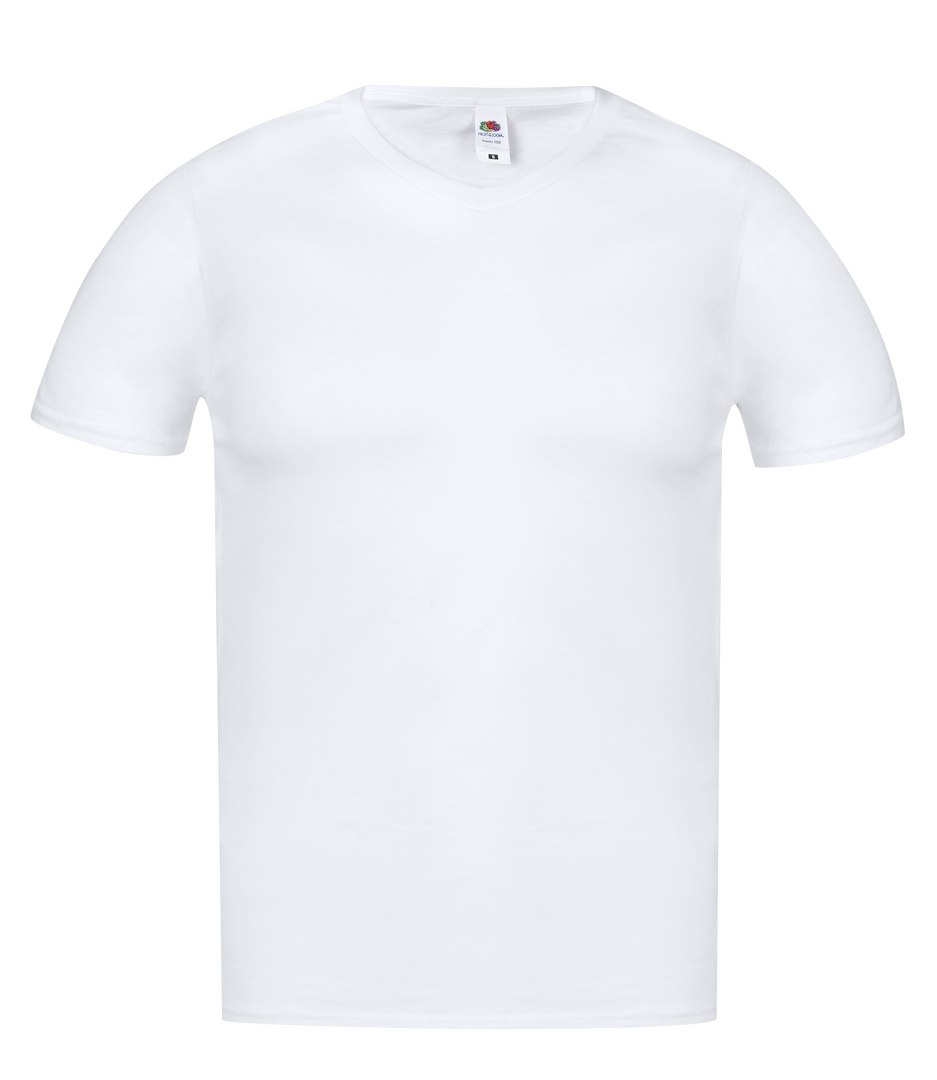 T-Shirt Adulte Blanc Iconic V-Neck
