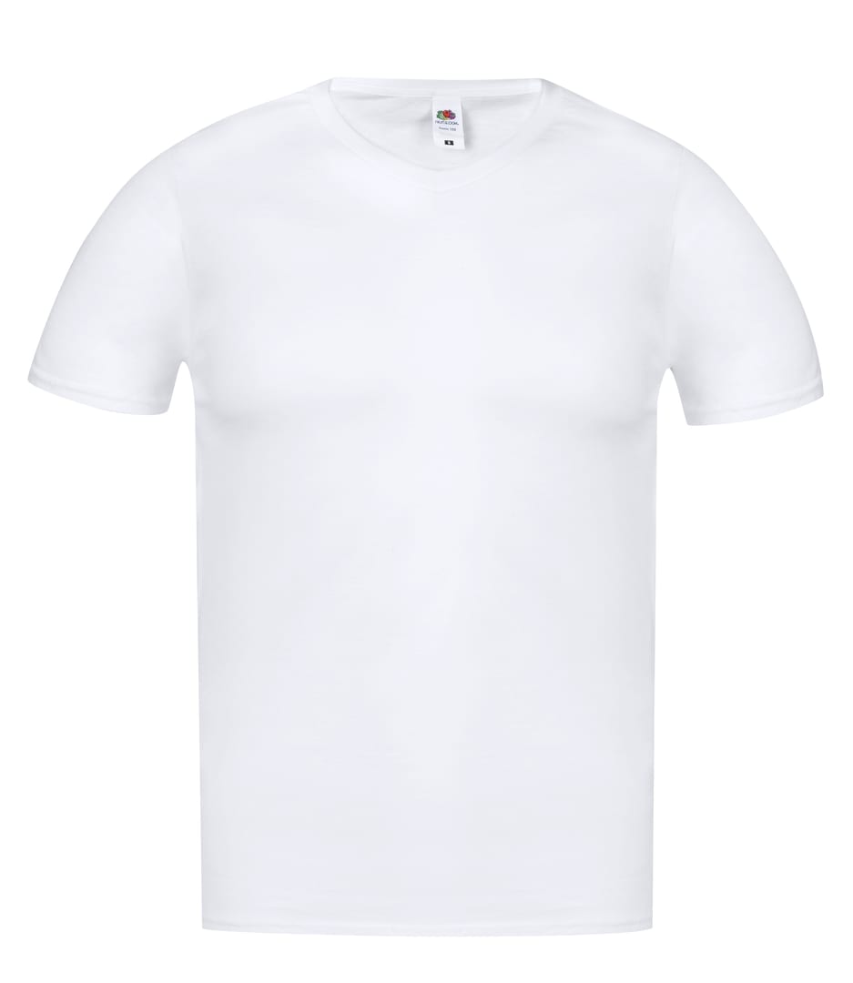 T-Shirt Adulte Blanc Iconic V-Neck