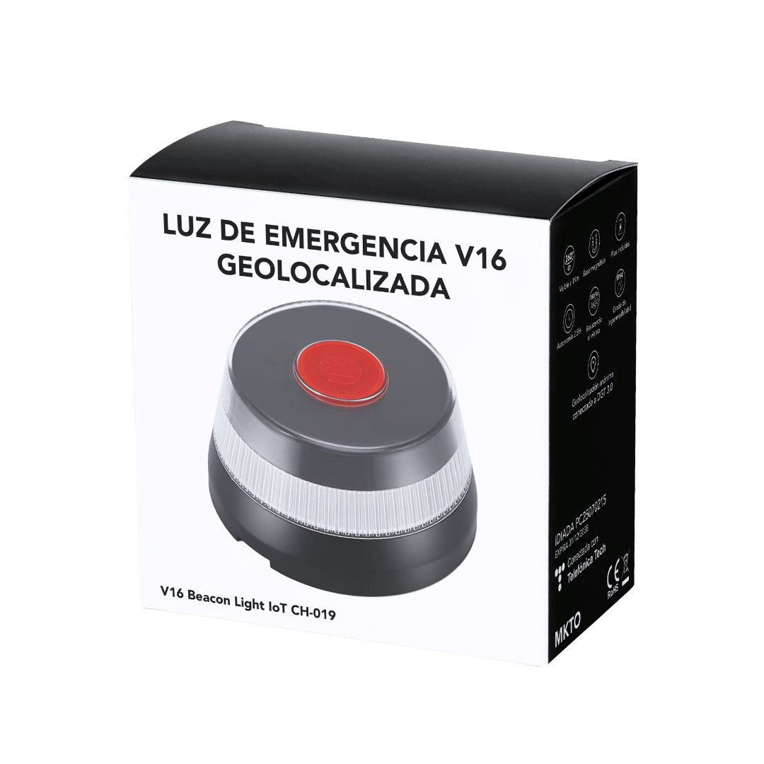 Lumière Urgence V16 Géolocalisée Pylon