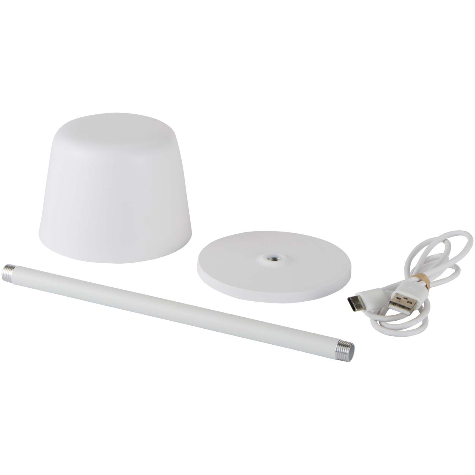 Lampe de table rechargeable et d’intensité réglable Alya avec 3 modes d’éclairage