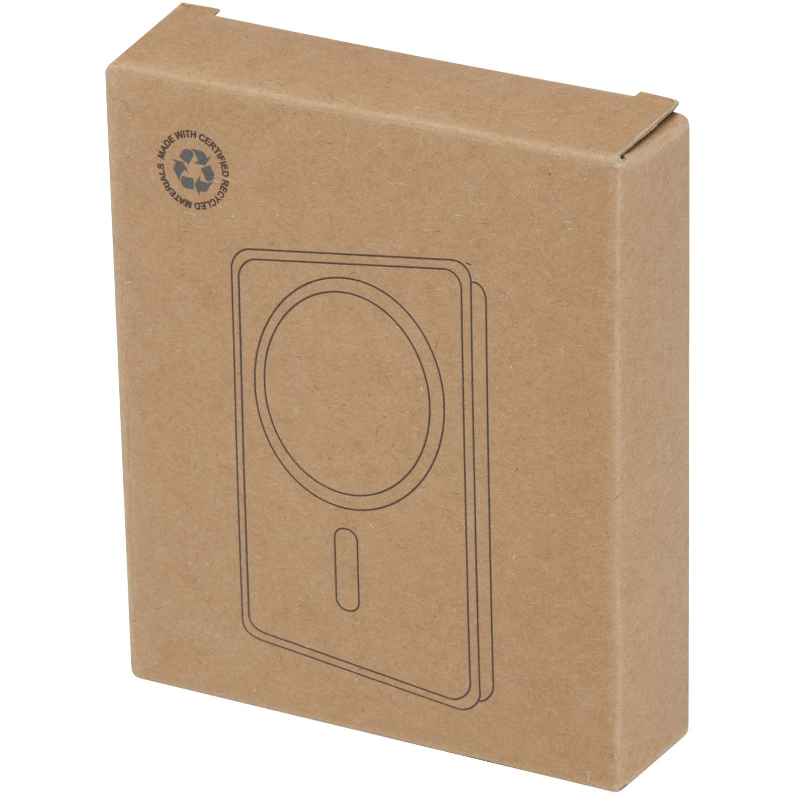Batterie de secours Acrab magnétique sans fil de 10 000 mAh et 15 W avec PD de 20 W - fabriquée en plastique recyclé