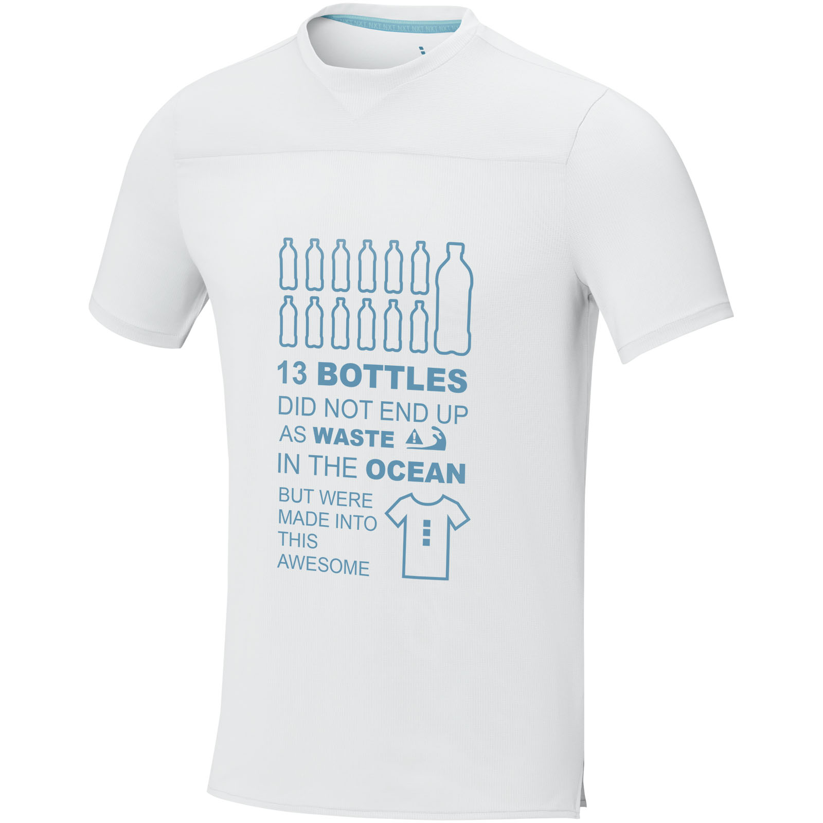 Elevate T-shirt Borax à manches courtes et en cool fit recyclé GRS de 160 g/m² pour homme
