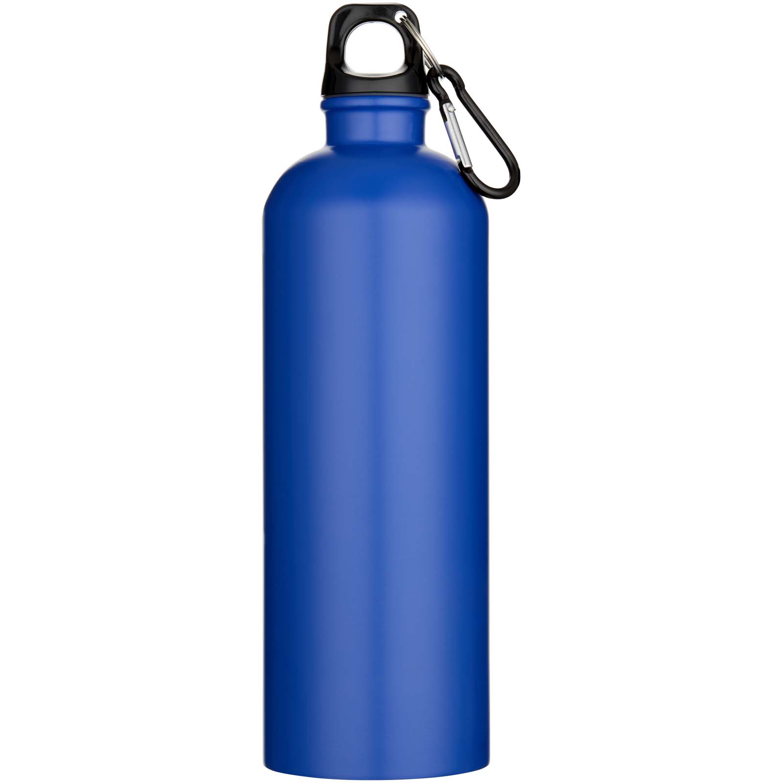 Bouteille d’eau Oregon de 750 ml en acier inoxydable à simple paroi certifiée RCS, recyclé mat avec mousqueton