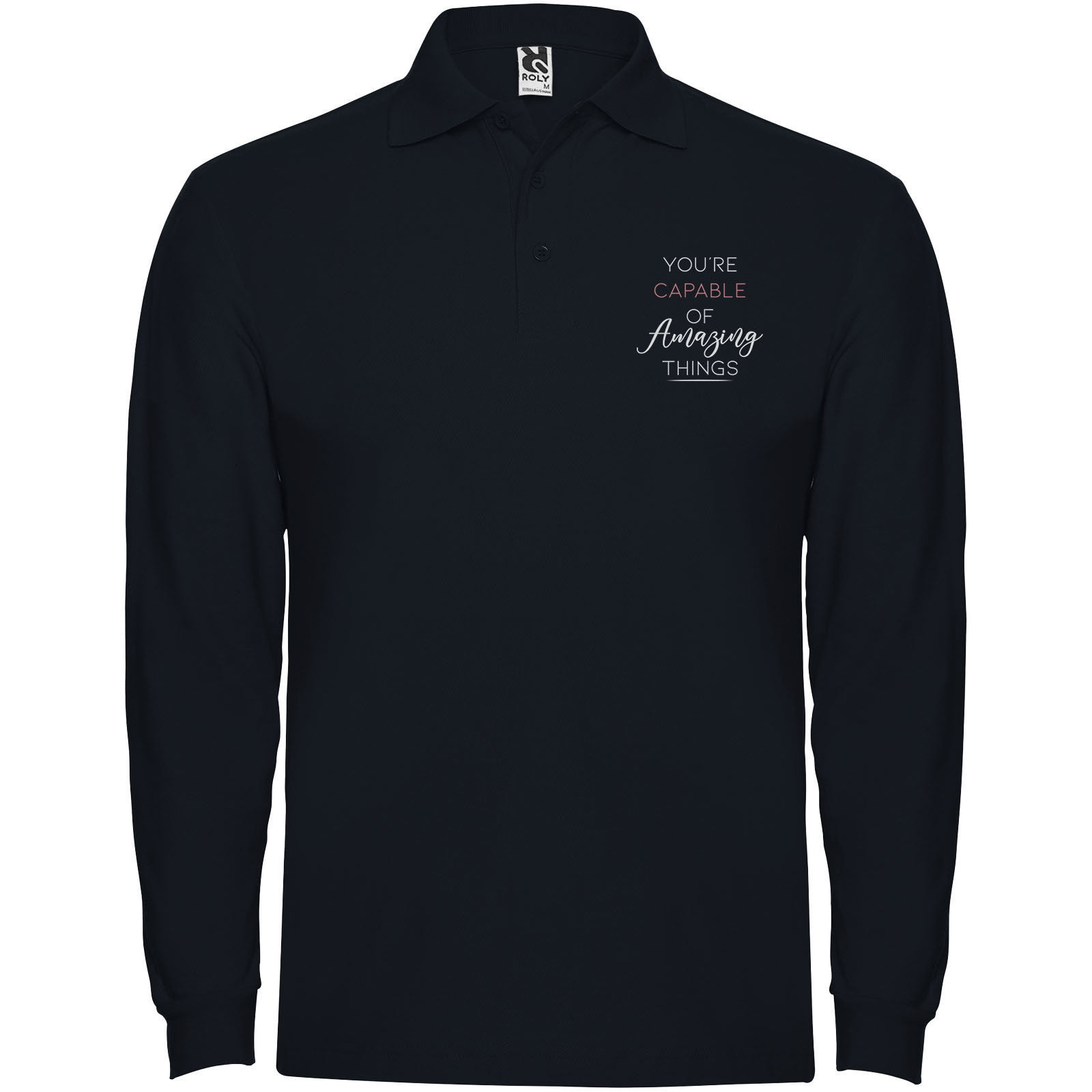 Roly Polo de 220 g/m² Estrella à manches longues pour homme