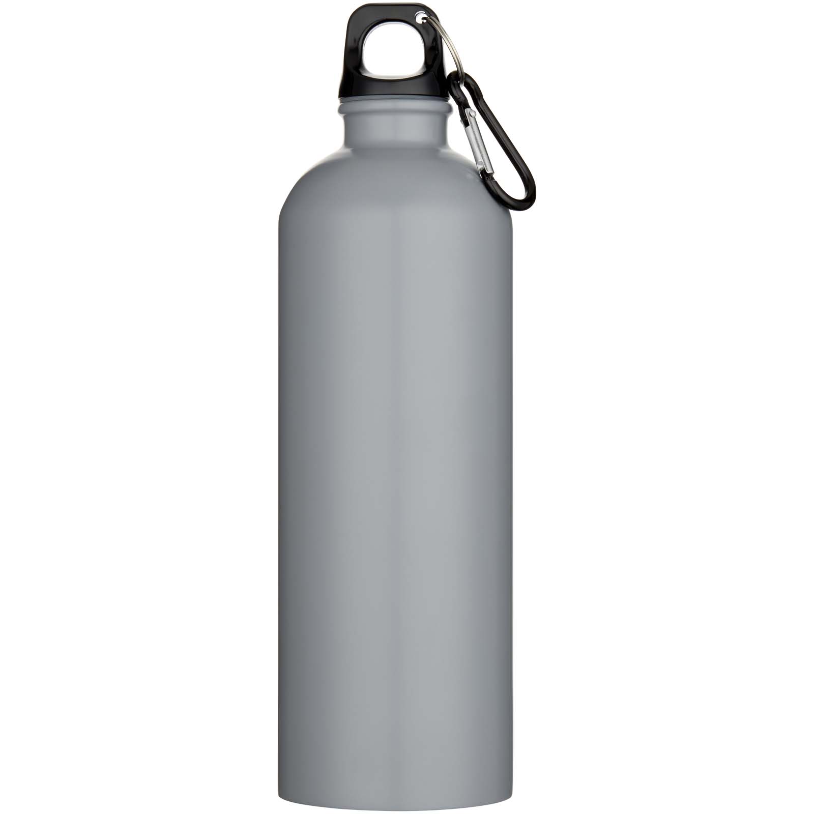Bouteille d’eau Oregon de 750 ml en acier inoxydable à simple paroi certifiée RCS, recyclé mat avec mousqueton