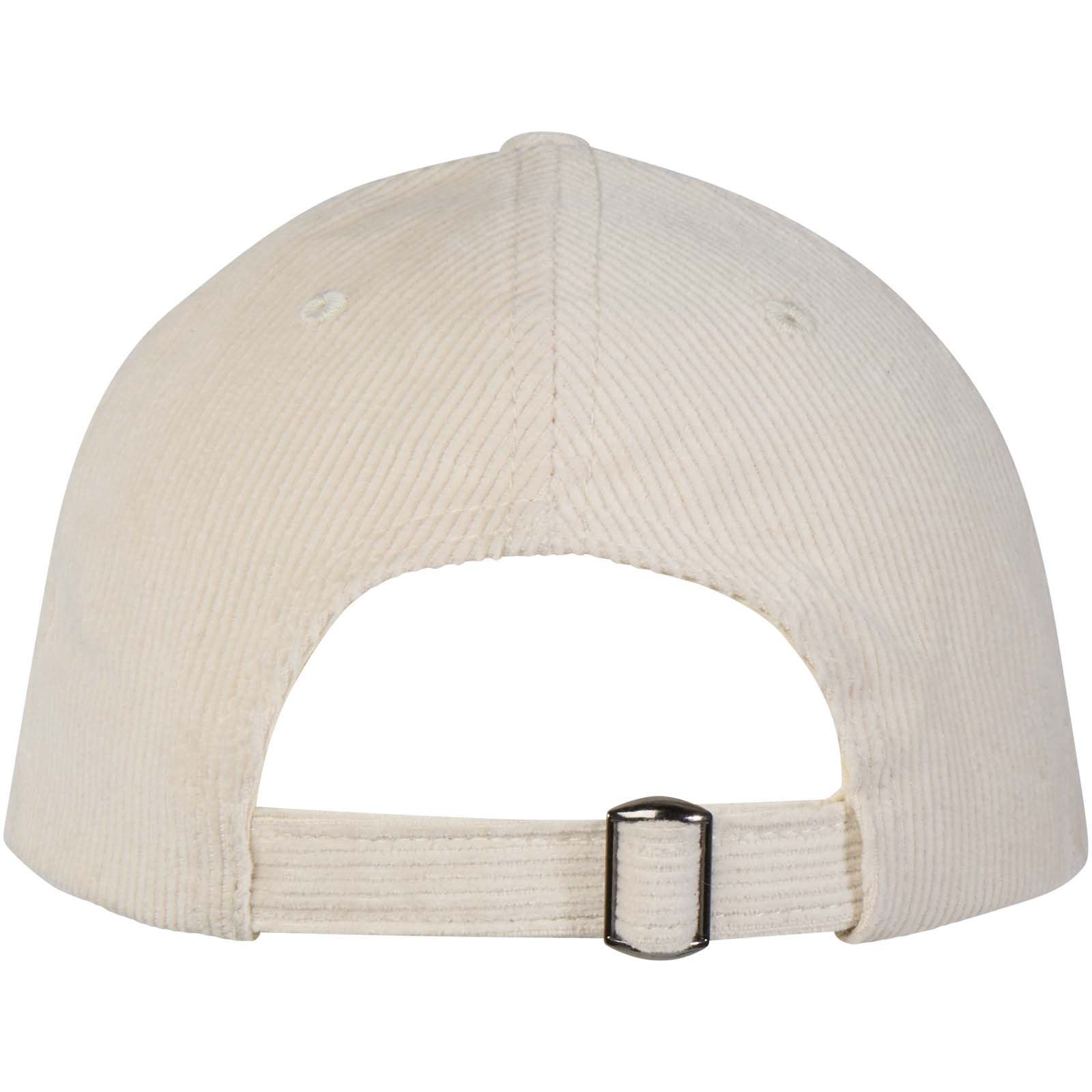 Elevate Casquette 6 panneaux de 280 g/m² Hutton en velours côtelé recyclé