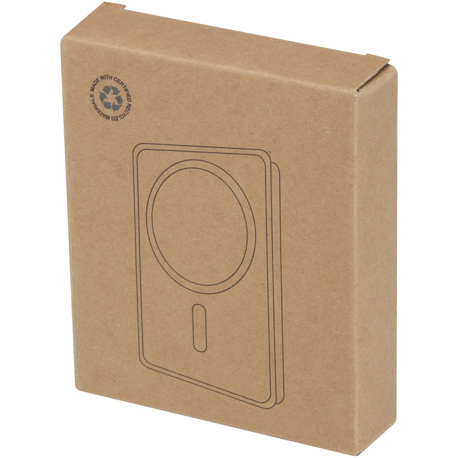 Batterie de secours Acrab magnétique sans fil de 10 000 mAh et 15 W avec PD de 20 W - fabriquée en plastique recyclé